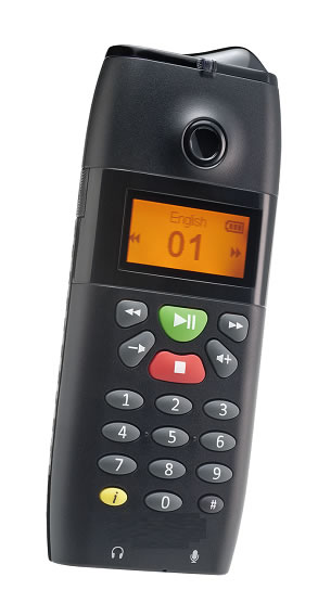 audioguida mp3 multifunzione museo guida